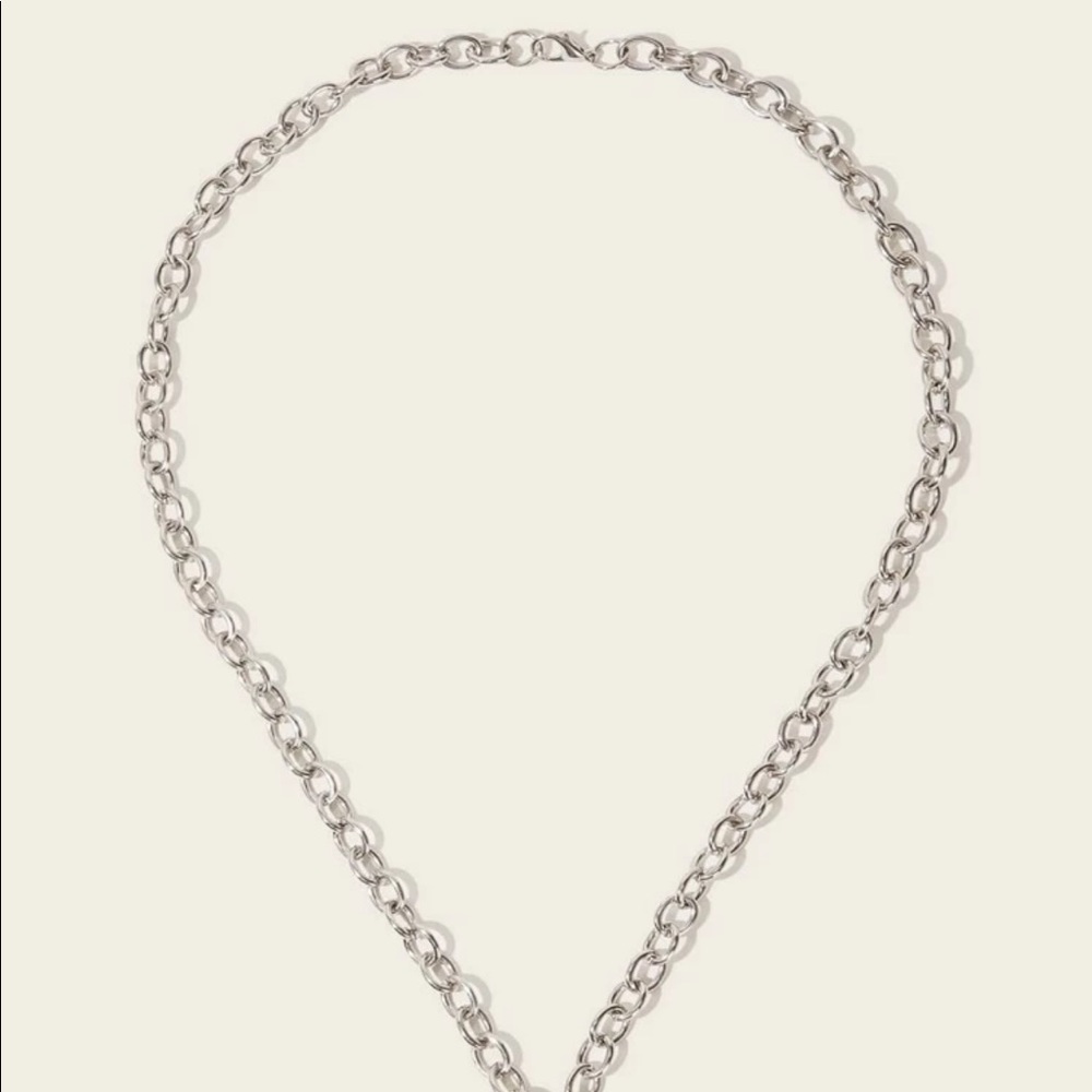 Lock Decor Chain Necklace - Picture 2 of 3